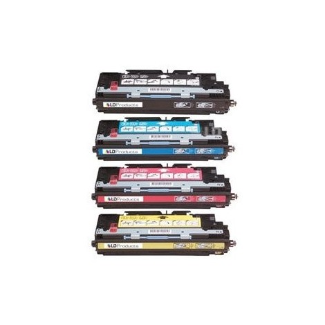 Pack de 4 Toners compatibles HP Q5950A + Q5951A + Q5952A + Q5953A - 11 000 + 3x 10 000 pages