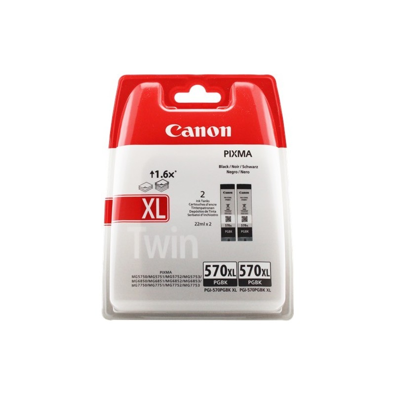 Cartouche Encre Noire (PGI-570PGBK) pour Canon Pixma MG 5750 / MG 6850
