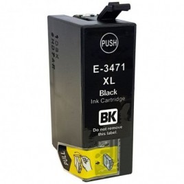 T3471 XL Noir, Cartouche compatible EPSON - 20ml - 1 100 pages