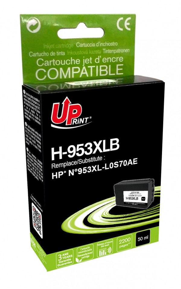 1 cartouche compatible HP 953XL Noir