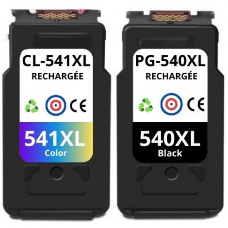 Canon PG-540XL Black Recycled Ink Cartridge Twin Pack