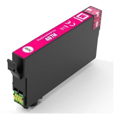 Cartouche d'encre générique Epson 407 magenta - Remplace C13T07U340