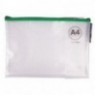 Zipper Bags A4 - 35,5cm x 25,5cm - en PVC renforcé transparent