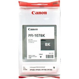 ORIGINAL CANON PFI-107BK Noire (6705B001)