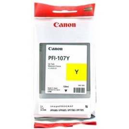 ORIGINAL CANON PFI-107Y Jaune (6708B001)