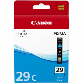 ORIGINAL CANON PGI-29C Cyan (4873B001) - 36ml - 1800 Photos (10 x 15cm)