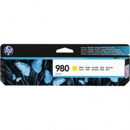 ORIGINAL HP 980 Jaune D8J09A - 83ml - 6.600 pages