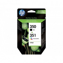 ORIGINAL HP 350 Noir + 351 Couleurs SD412EE - 4.5ml + 3.5ml - 200 + 170 pages