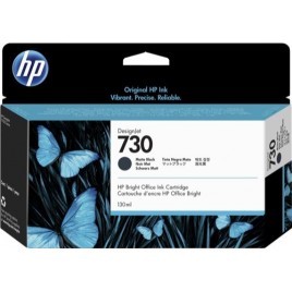 ORIGINAL HP 730 Noir Mat P2V65A - 130ml