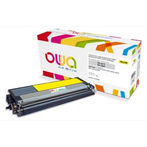 Toner ARMOR pour Brother TN-326-Y Jaune - 3 500 pages - K15785OW