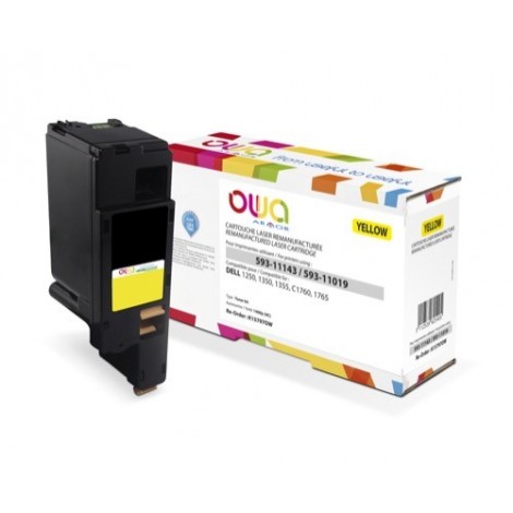 Toner ARMOR pour Dell 593-11143 - FM066 Jaune - 1 400 pages - K15797OW