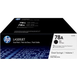 ORIGINAL HP Multipack Noir(e) CE278AD 78A Double pack: 2x CE278A - 2x 2 200 pages