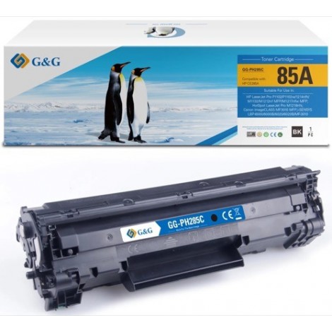 CB435A Noir, Toner compatible HP - 2000 pages