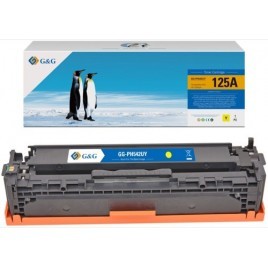 CB542A - 125A Jaune, Toner compatible HP - 1800 pages