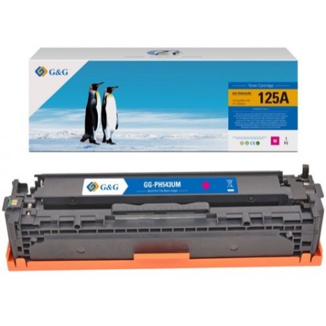 CB543A - 125A Magenta, Toner compatible HP - 1800 pages