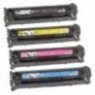 Pack de 4 Toners compatibles HP CB540A + CB541A + CB542A + CB543A - 2400 + 3x 1800 pages