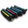 Pack de 4 Toners compatibles HP CE260A + CE261A + CE262A + CE263A - 8 500 + 3x 11 000 pages