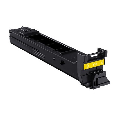 A0DK251 - A0DK252 Jaune, Toner compatible KONICA MINOLTA - 8 000 pages