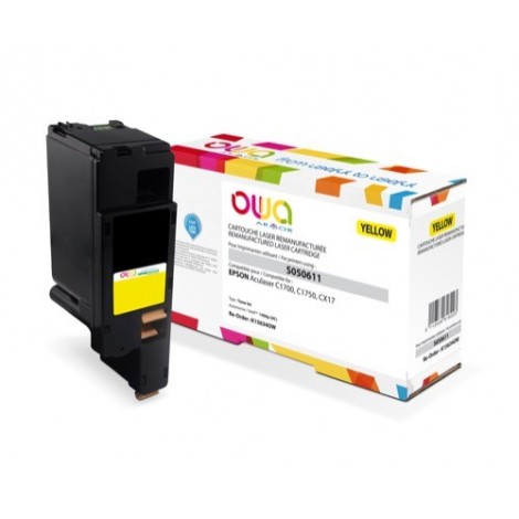 Toner ARMOR pour Epson S050617 Jaune - 1 400 pages - K15634OW