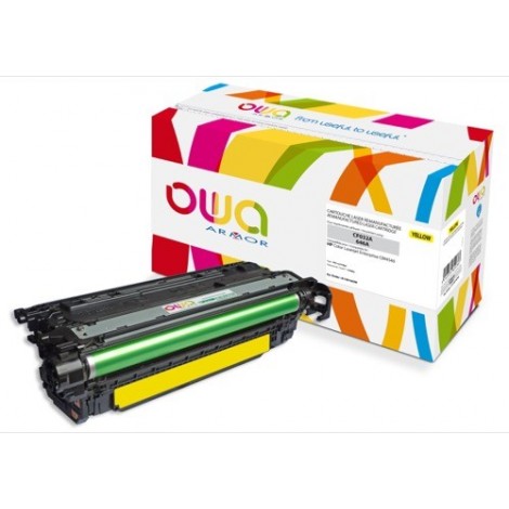 Toner ARMOR pour HP CF032A Jaune - 12 500 pages - K15816OW