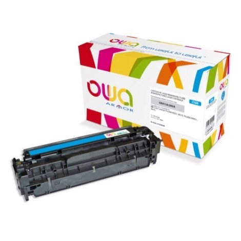 Toner ARMOR pour HP CE411A Cyan - 2 600 pages - K15580OW