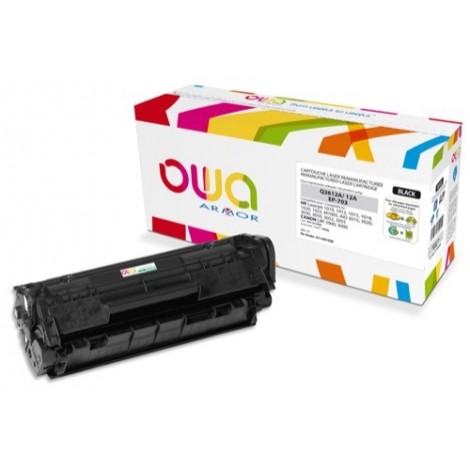 Toner ARMOR pour HP Q2612A Noir - 2 000 pages - K11997OW