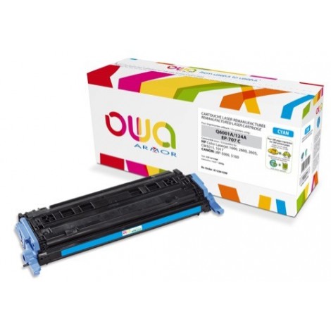 Toner ARMOR pour HP Q6001A Cyan - 2 000 pages - K12241OW