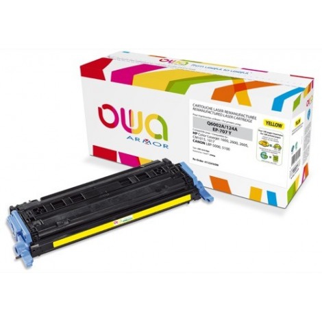 Toner ARMOR pour HP Q6002A Jaune - 2 000 pages - K12243OW