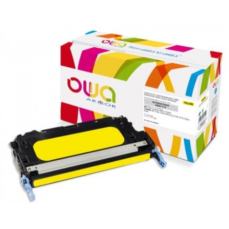 Toner ARMOR pour HP Q7582A Jaune - 6 000 pages - K12260OW