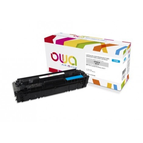 Toner ARMOR pour HP CF401X Cyan - 2 300 pages - K15833OW