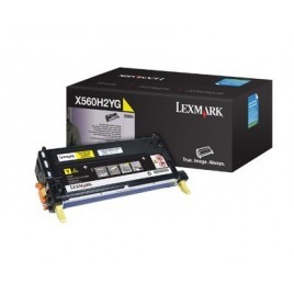 ORIGINAL LEXMARK X560H2YG Jaune Haute capacité - 10 000 pages