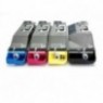 Pack 4 Toners Equivalent KYOCERA TK-855 BK + C + M + Y - 25 000 + 3x 18 000 pages