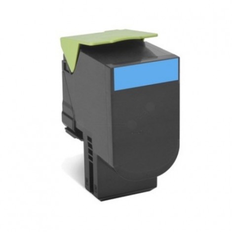 80C2SC0 - 802SC Cyan, Toner compatible LEXMARK - 2 000 pages