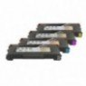 Pack de 4 Toners compatibles LEXMARK C500H2KG-CG-MG-YG - 10 000 + 3 x 6 600 pages