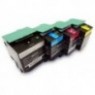 Pack de 4 Toners compatibles LEXMARK C544X1KG-CG-MG-YG - 6 000 + 3 x 4 000 pages