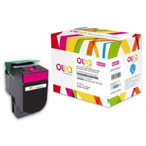 Toner ARMOR pour Lexmark C544X1MG Magenta - 4 000 pages - K15157OW