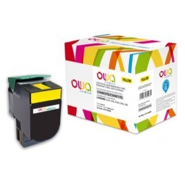 Toner ARMOR pour Lexmark C544X1YG Jaune - 4 000 pages - K15158OW