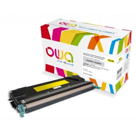 Toner ARMOR pour Lexmark C5240YH Jaune - 5 000 pages - K15193OW