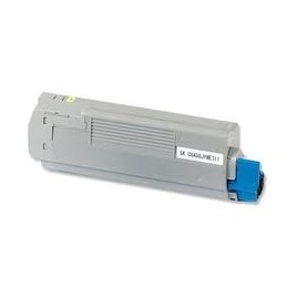 43865721 Jaune, Toner compatible OKI - 6 000 pages