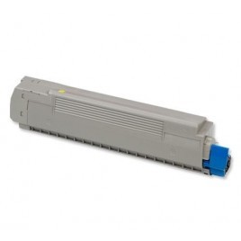 43487709 Jaune, Toner compatible OKI - 6 000 pages