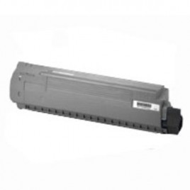 44059108 Noir, Toner compatible OKI - 8 000 pages