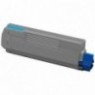 44844615 Cyan, Toner compatible OKI - 7.300 pages