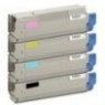 Pack 4 Toners Equivalent OKI 41963008 + 41963007 + 41963006 + 41963005 - 4x 10 000 pages