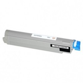 43837132 Noir, Toner compatible OKI - 22 500 pages