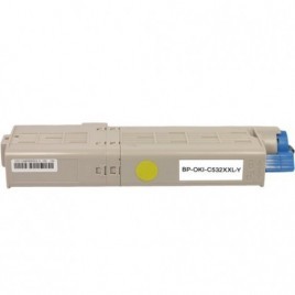 46490605 Jaune, Toner compatible OKI - 6 000 pages