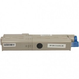 46490608 Noir, Toner compatible OKI - 7 000 pages