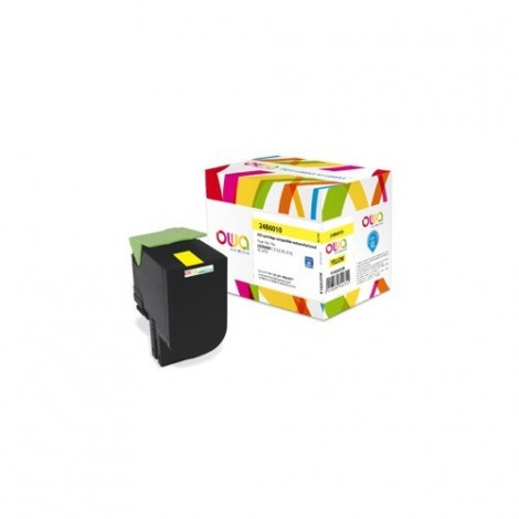 Toner ARMOR pour Lexmark 24B6010 Jaune - 4 000 pages - K18262OW