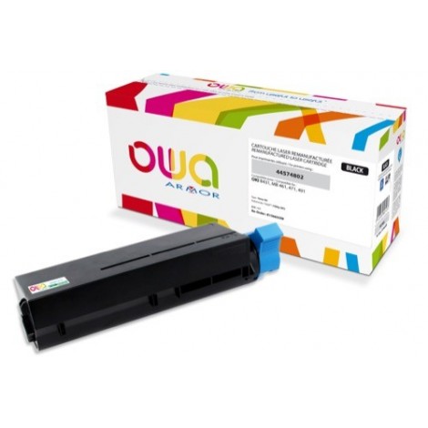 Toner ARMOR pour Oki 44574802 Noir - 7 000 pages - K15665OW