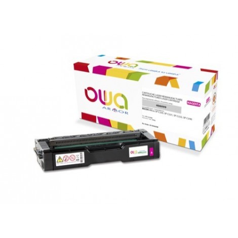 Toner ARMOR pour RICOH 406099 Magenta SP-C220 - 2 000 pages - K15936OW