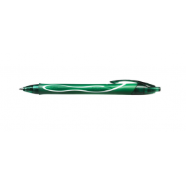 Bic Gel-Ocity Quick Dry Couleur Vert Foncé - Grip Caoutchouc - Pointe moyenne 0,7 mm